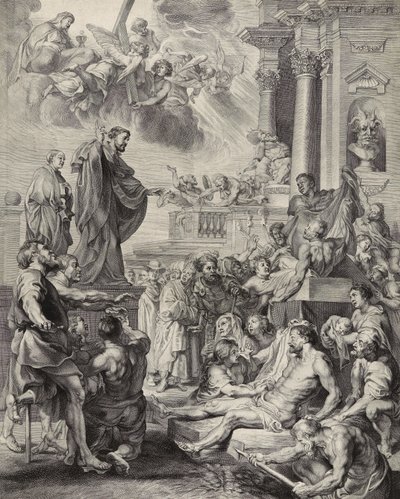 Miracolo di San Francesco Saverio; San Francesco Saverio resuscita un morto da Peter Paul after Rubens